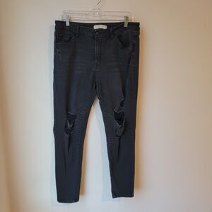 KanCan Black Distressed Skinny Jeans